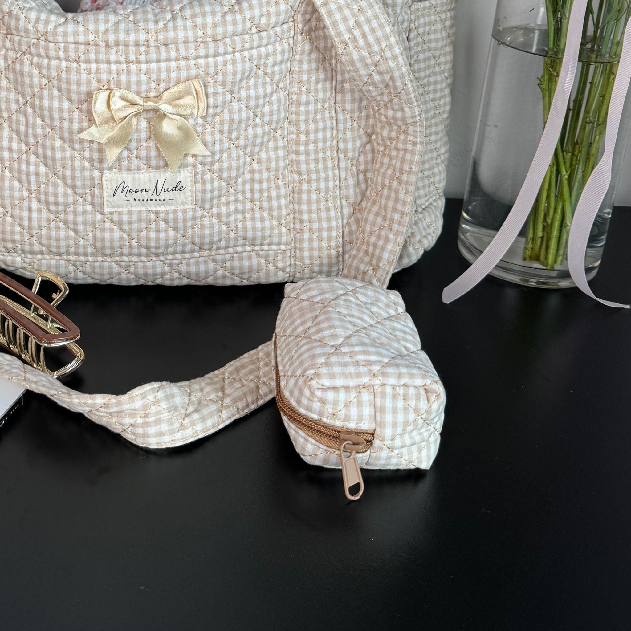 Moon Nude Nude Keychain Bag