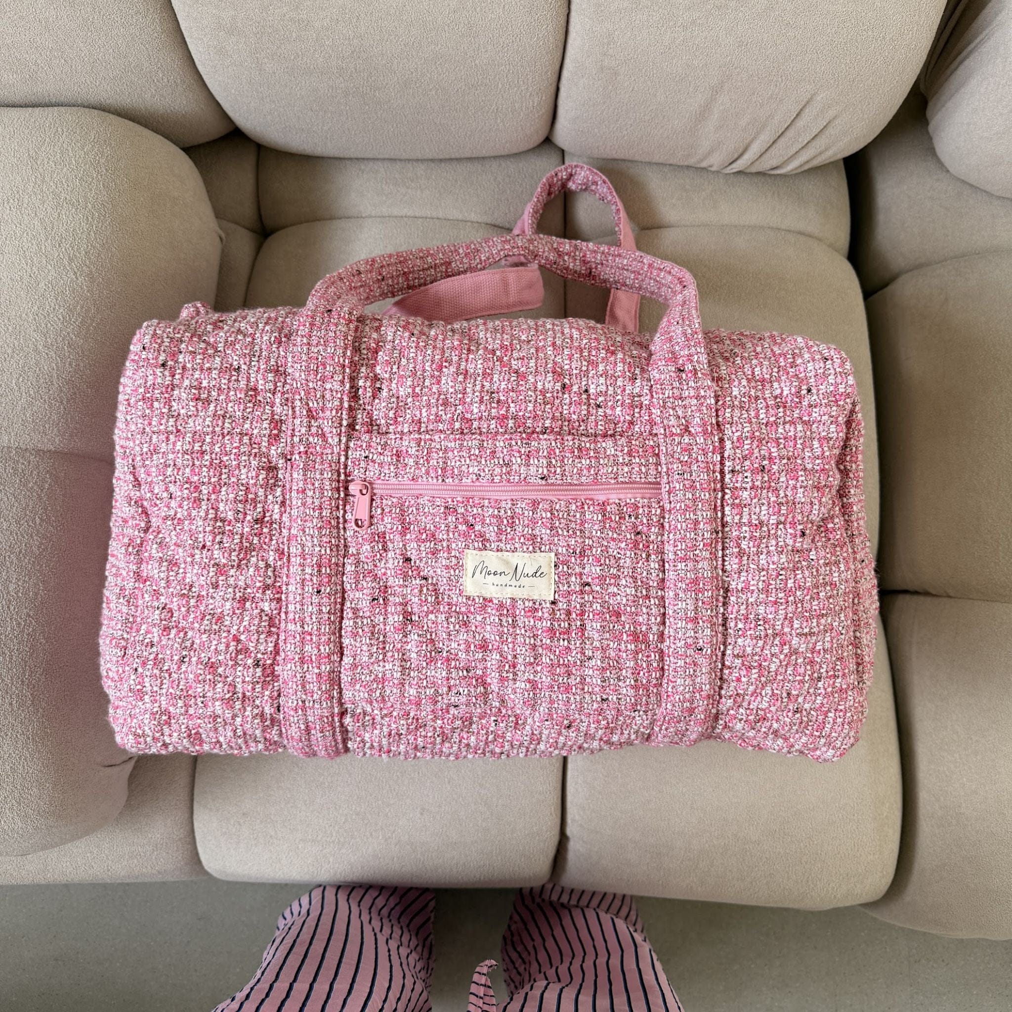 Moon Nude Camellia Large Duffel Bag